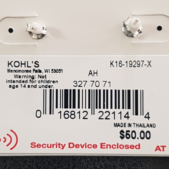 Sterling Silver Love Knot stud earrings - Picture 3 of 6